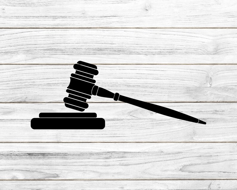 Gavel Svg Hammer Cricut Fie Judges Gavel Png Wooden Hammer Cut File Etsy