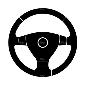 Plateau de volant, table de voiture, SVG, téléchargement numérique