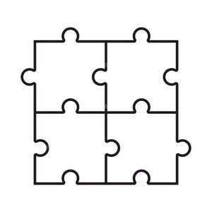 Puzzleteil Outline Svg | Puzzleteil Outline Png | Puzzleteil Outline Plotterdatei | Puzzle Outline Svg