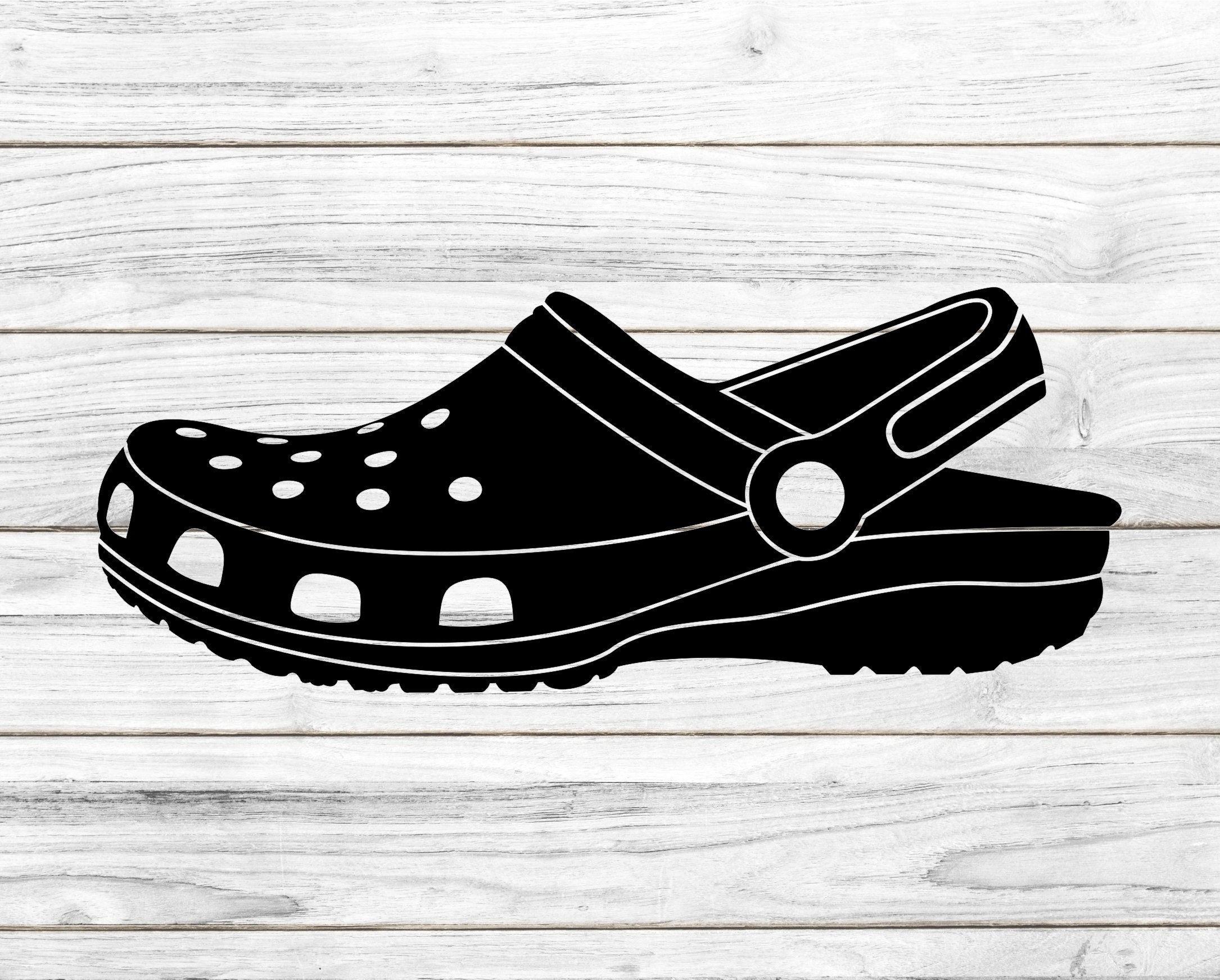 Croc Shoe Svg Croc Shoe Cricut Cut File Croc Shoe Png New Zealand ...