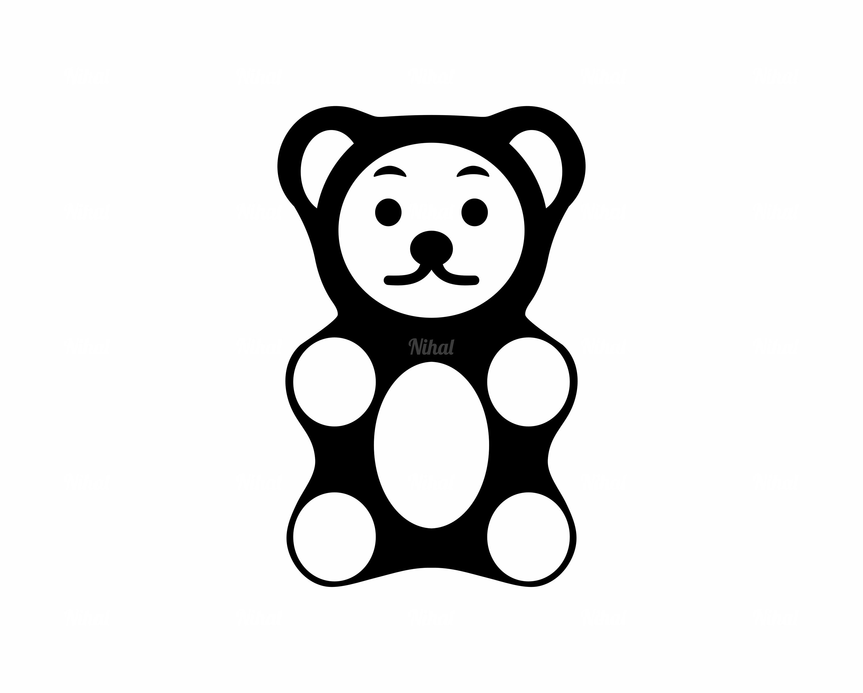 Gummy Bear Svg Gummy Bear Png Gummy Bear Cricut Cut File Gummy Bear