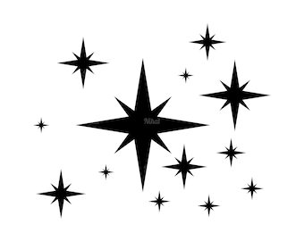 Sparkle Stars Svg | Sparkle Stars Cut File | Sparkle Stars Png | Sparkle Stars Jpg