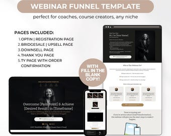 GoHighLevel Webinar Funnel Template: High-Converting Lead Magnet