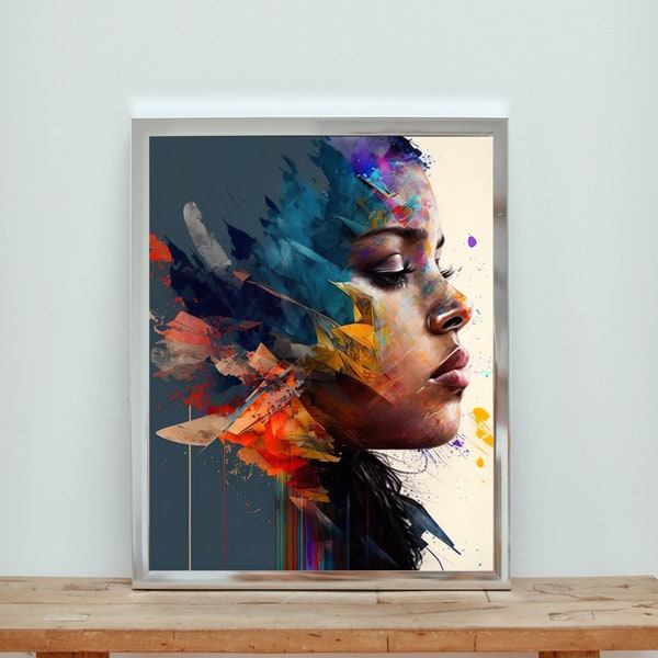 Abstract Realism of the Mind DIGITAL PRINT