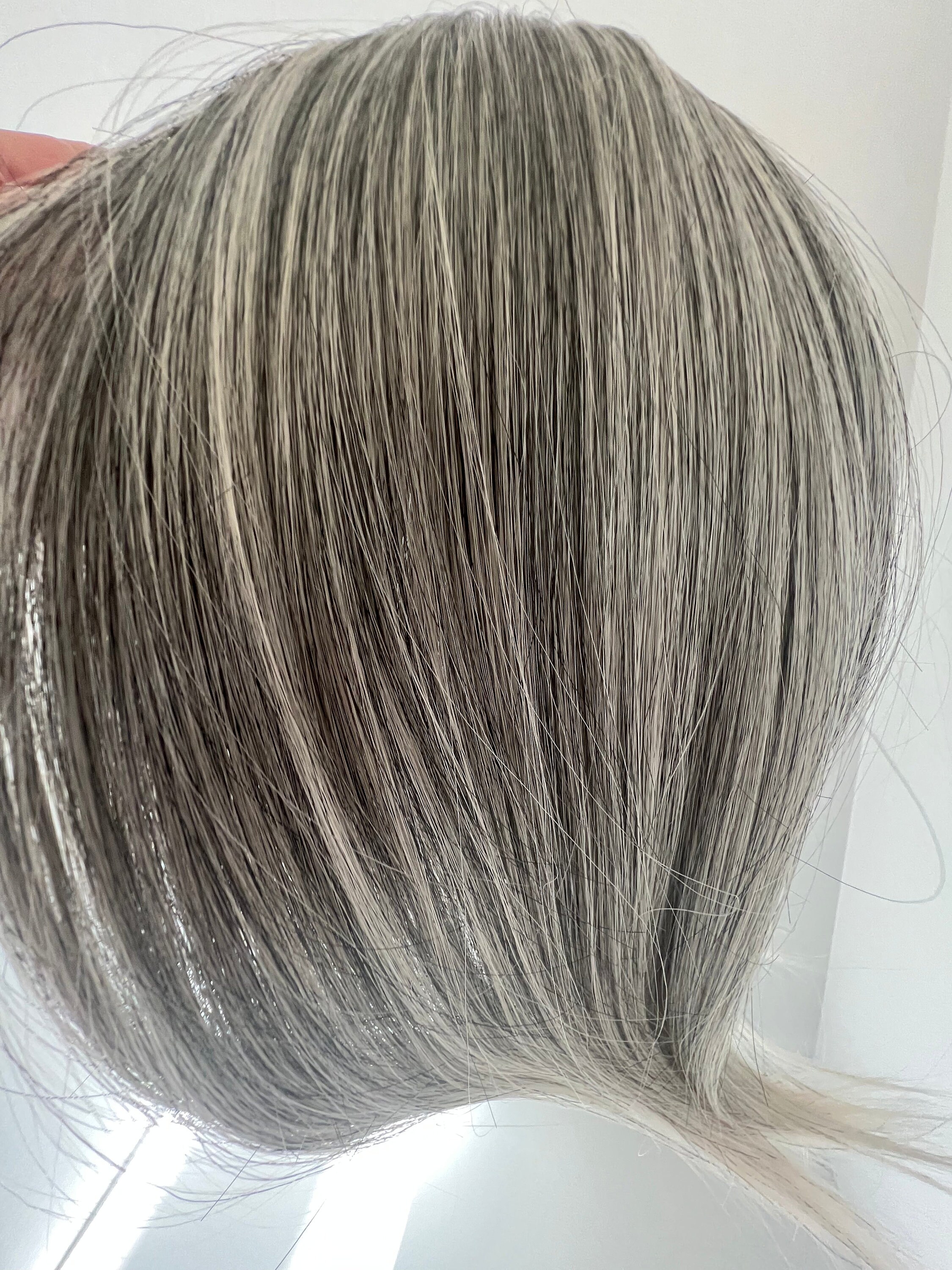 Till Style Hair Topper for Women Grey Mix Salt and Pepper Brown Etsy