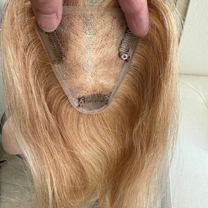 ティルスタイル ヒューマンヘアトッパー 女性用 ハニーブロンド