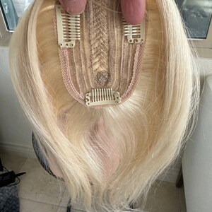 ティルスタイル レミー ヒューマンヘア トッパー 女性用 ライトブロンド