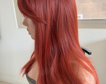 Tillstyle Auburn-topper lang haar met vlinderpony