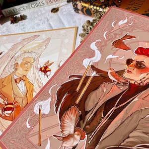 We Could Have Been Us – GOOD OMENS Matte Print Set Aziraphale & Crowley