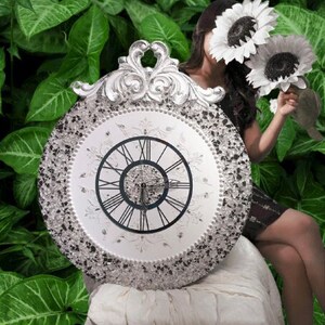 Custom Home Decor  Gift for home Epoxy Resin Wall Clock
