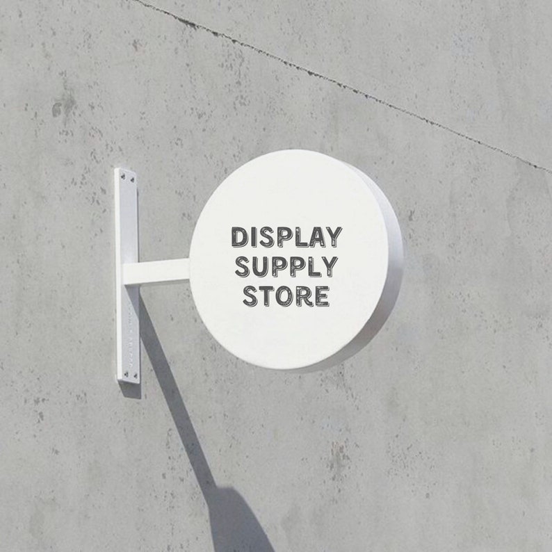 Classic Round Sign Store Sign for Shopfront Cafes Retail - Etsy