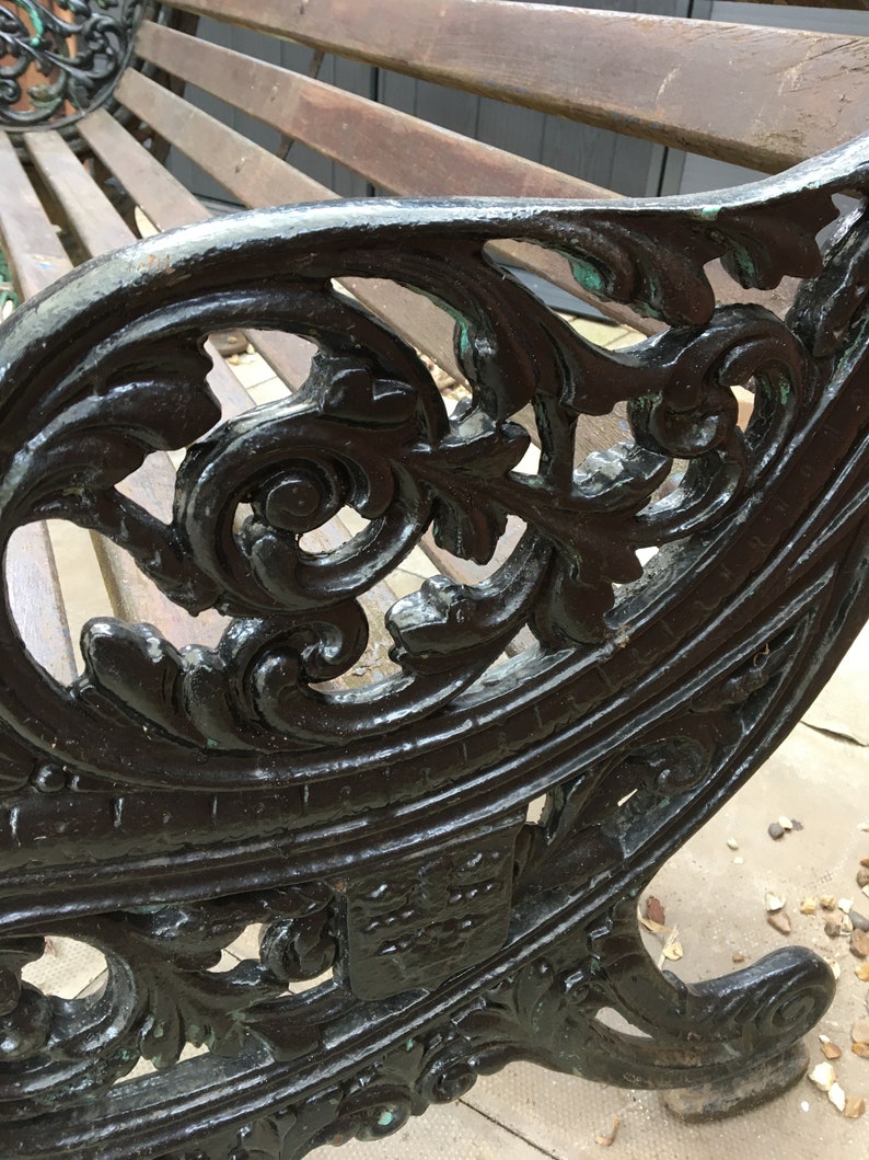 Cast Iron Park Bench Etsy