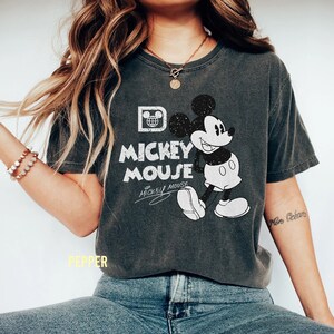 90s Mickey Shirt - Etsy