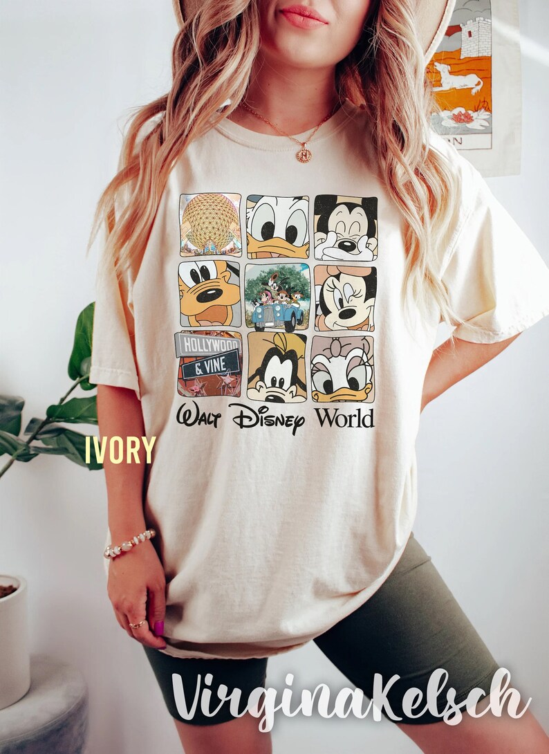Comfort Colors® Vintage Walt Disney World Shirt Disney Shirt Etsy