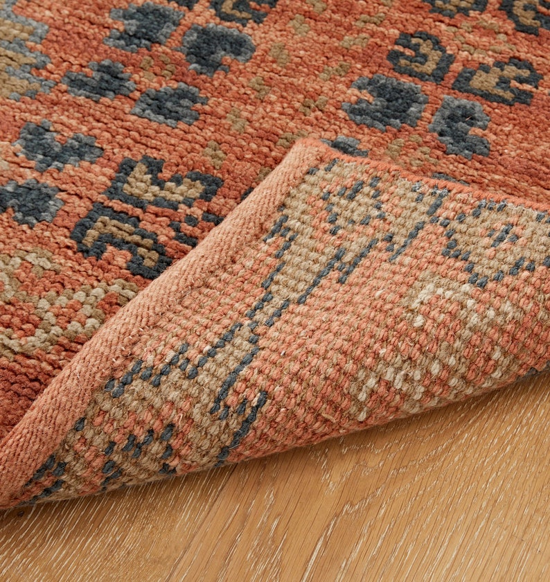 Adair Turkish Knot Handmade Knotted Woolen Area Rug/ Living Etsy