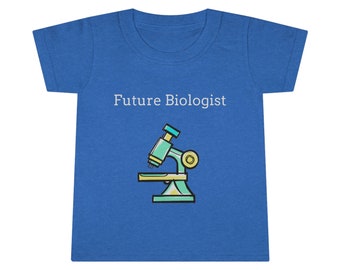 Future Biologist Toddler T-Shirt, STEM Kids, Kids clothing, Toddler T-shirt, Science T-Shirts, cotton T-shirt