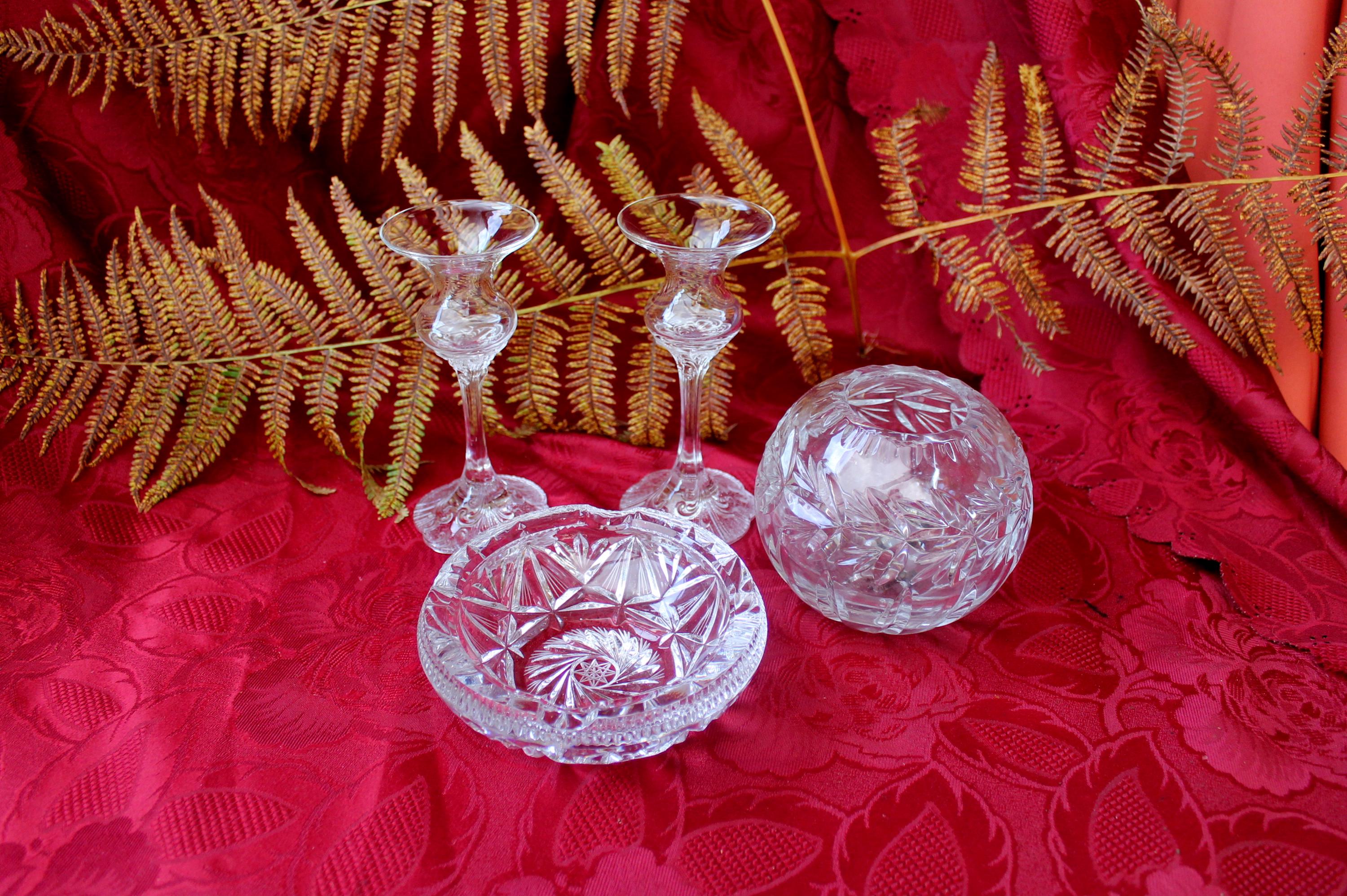 Décoration De Noël ROSENTHAL En Cristal - Cône De Pin Série Classic, Fait Main En Allemagne