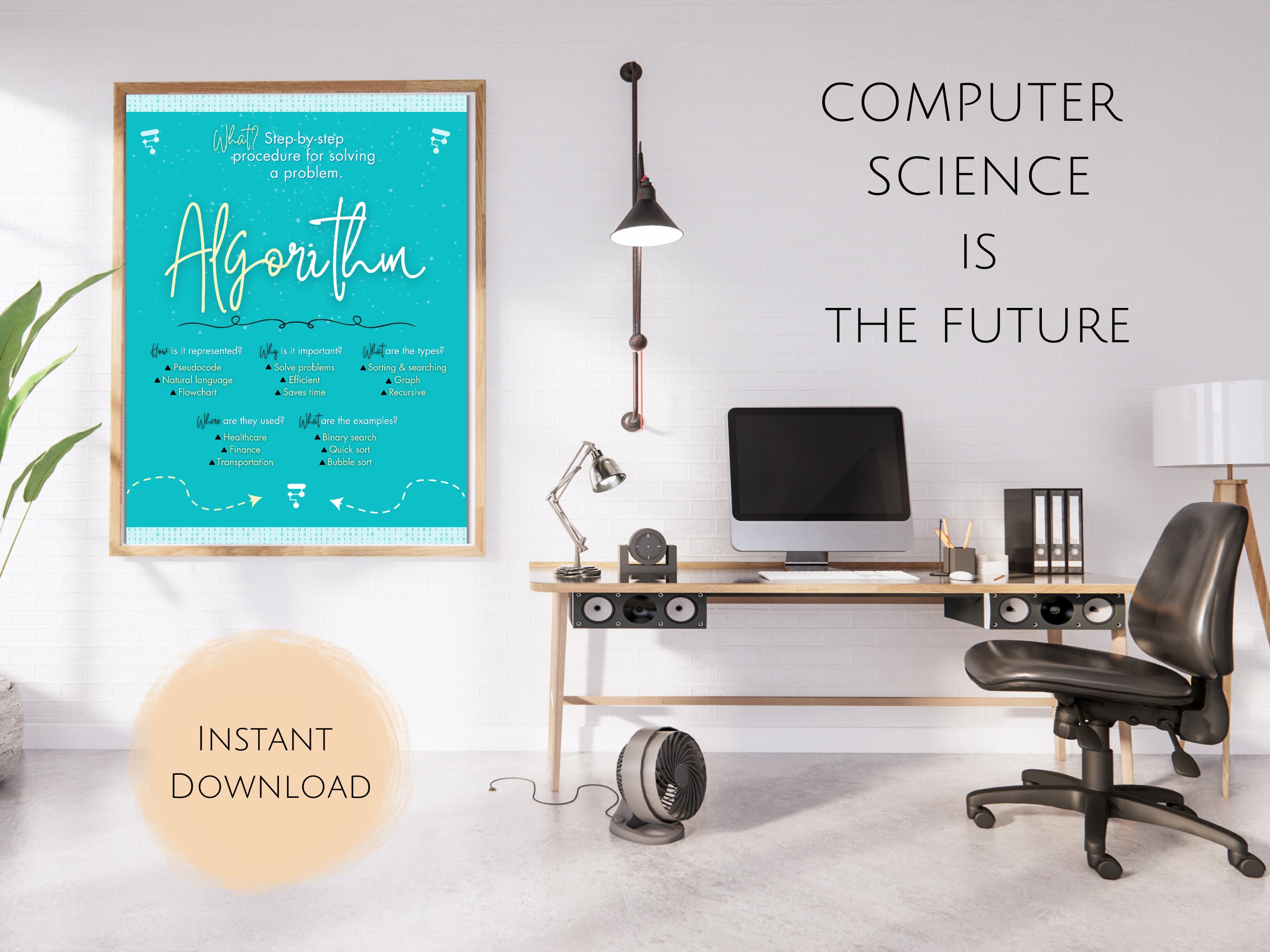A-level Cheat Sheet Poster Download| What is an Algorithm? Classroom ...