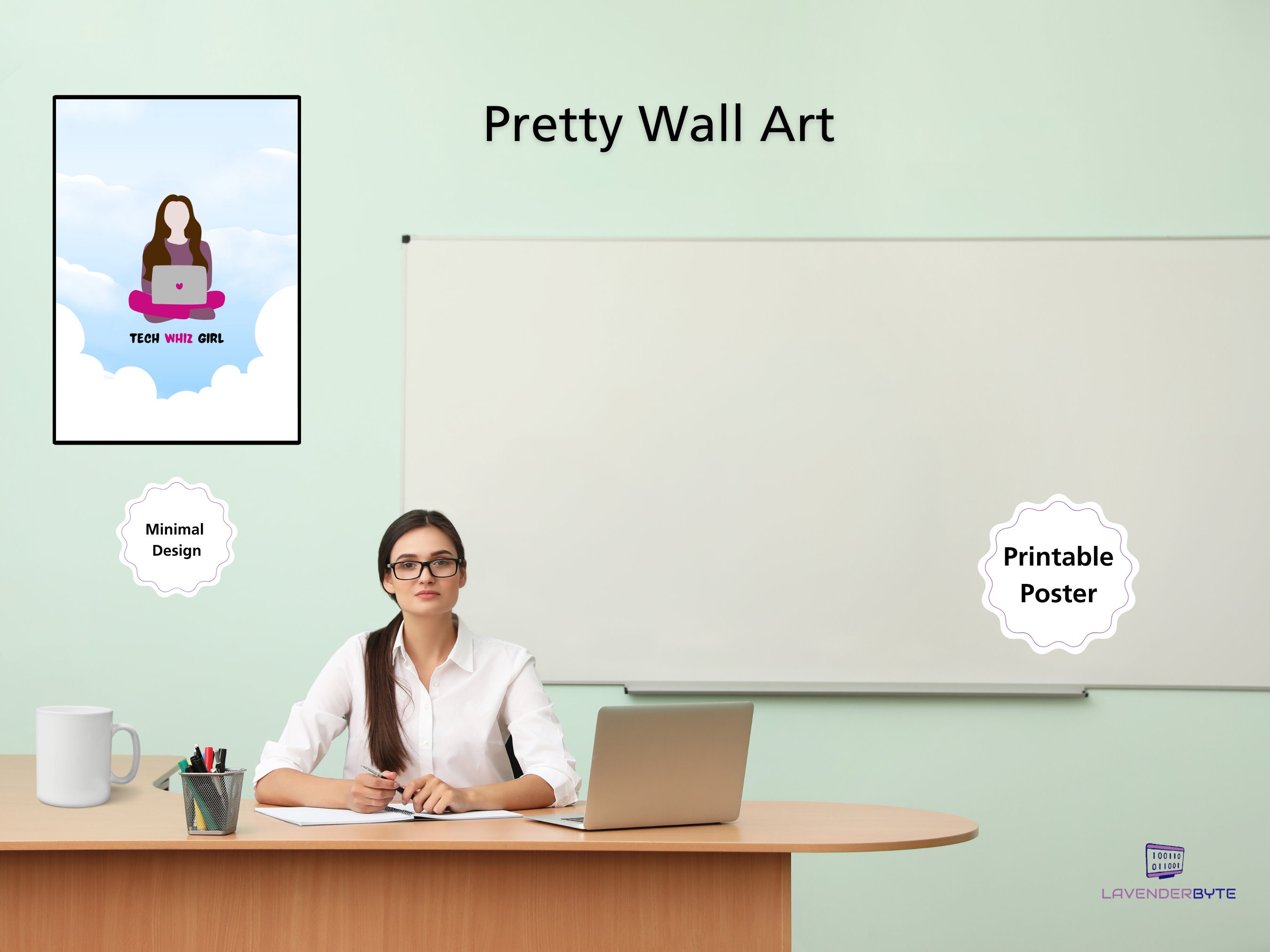 Girls Who Code Poster Set | Tech Whiz Coding Decor | Computer Science ...