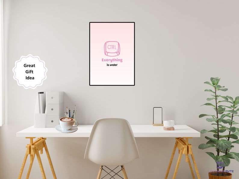 Retro Techie Poster Set | Everything Under Ctrl Wall Art | Graduation ...