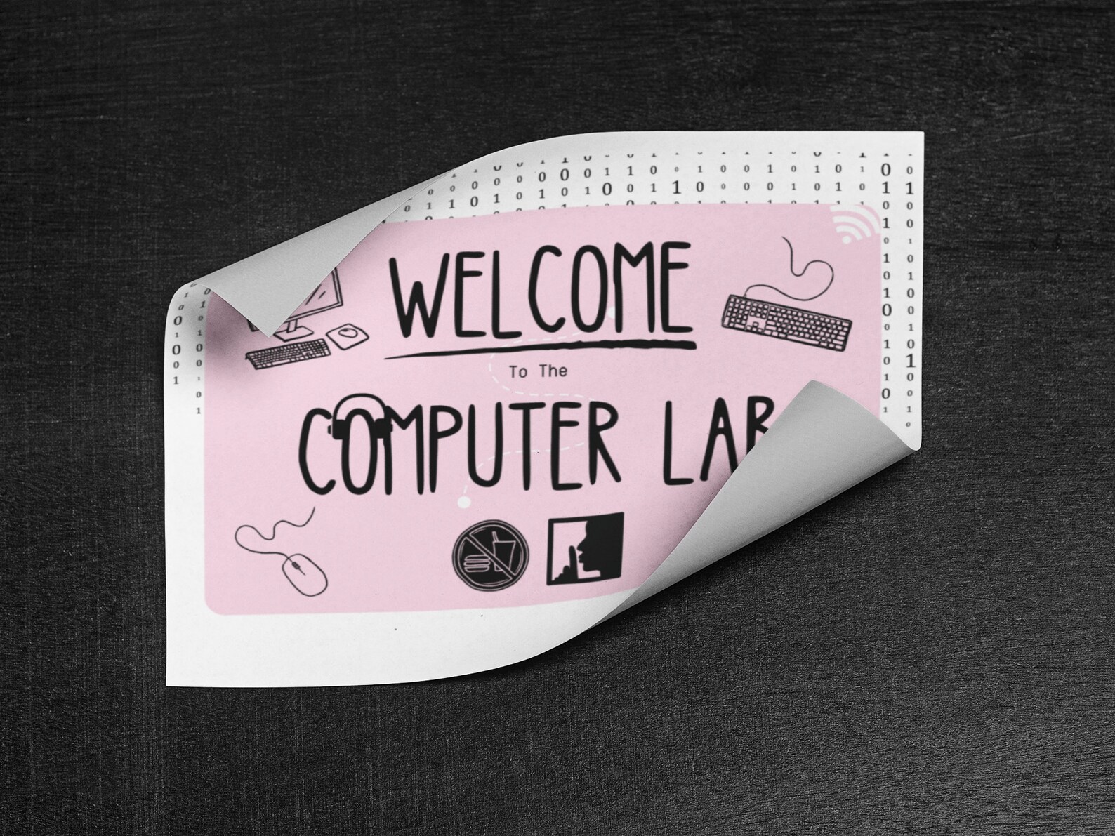 Computer Lab School Sign Classroom Decor Teacher Door Signs Computers ...