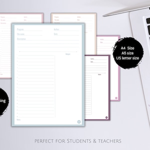 Programming Coding Journal Notebook - Design Algorithm, Computer Science Engineering Education Teaching Python Software Development Template