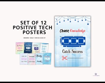 Bulletin Board Computer Science Poster | 12 GCSE Tech Klassenzimmer Drucke