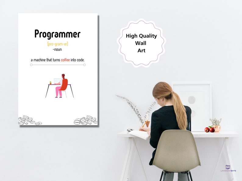 Programmer Funny IT Posters X5 - Office Humour Prints, Wall Decor Art ...