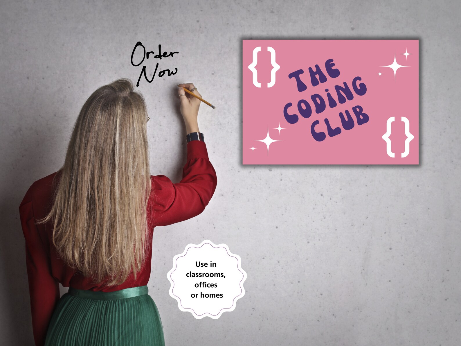 Classroom Coding Club Poster - Retro Typography for Programmers ...