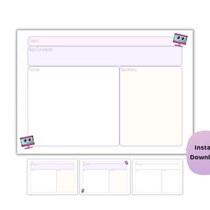 Tarjetas de repaso de informática / Notas de estudio imprimibles