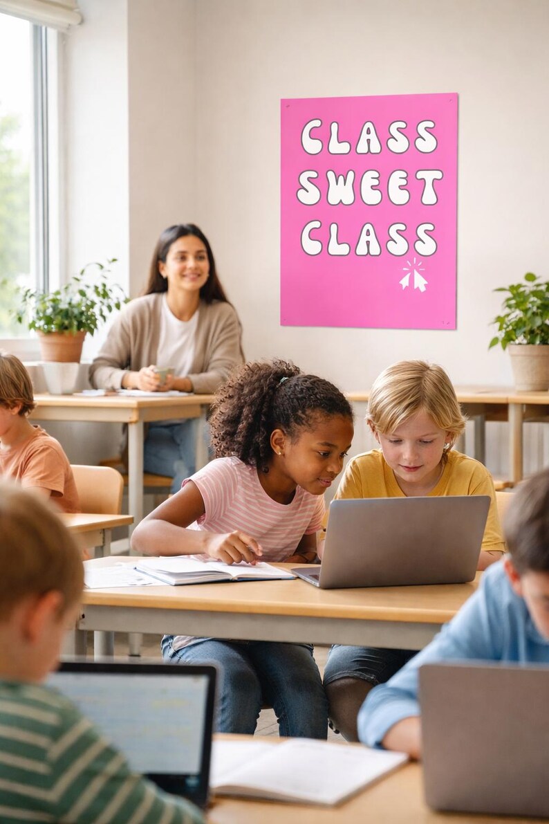 Class Sweet Class Poster | Classroom Wall Art | Teacher Decor | 10 ...