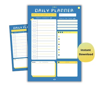 Planner giornaliero Python / Organizzatore di studio di codifica stampabile