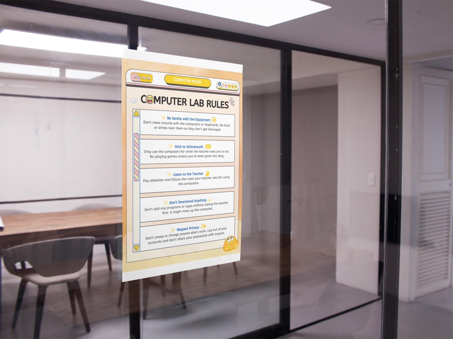 Computer Lab Rules Poster |classroom Rules | Computer Science & ICT ...