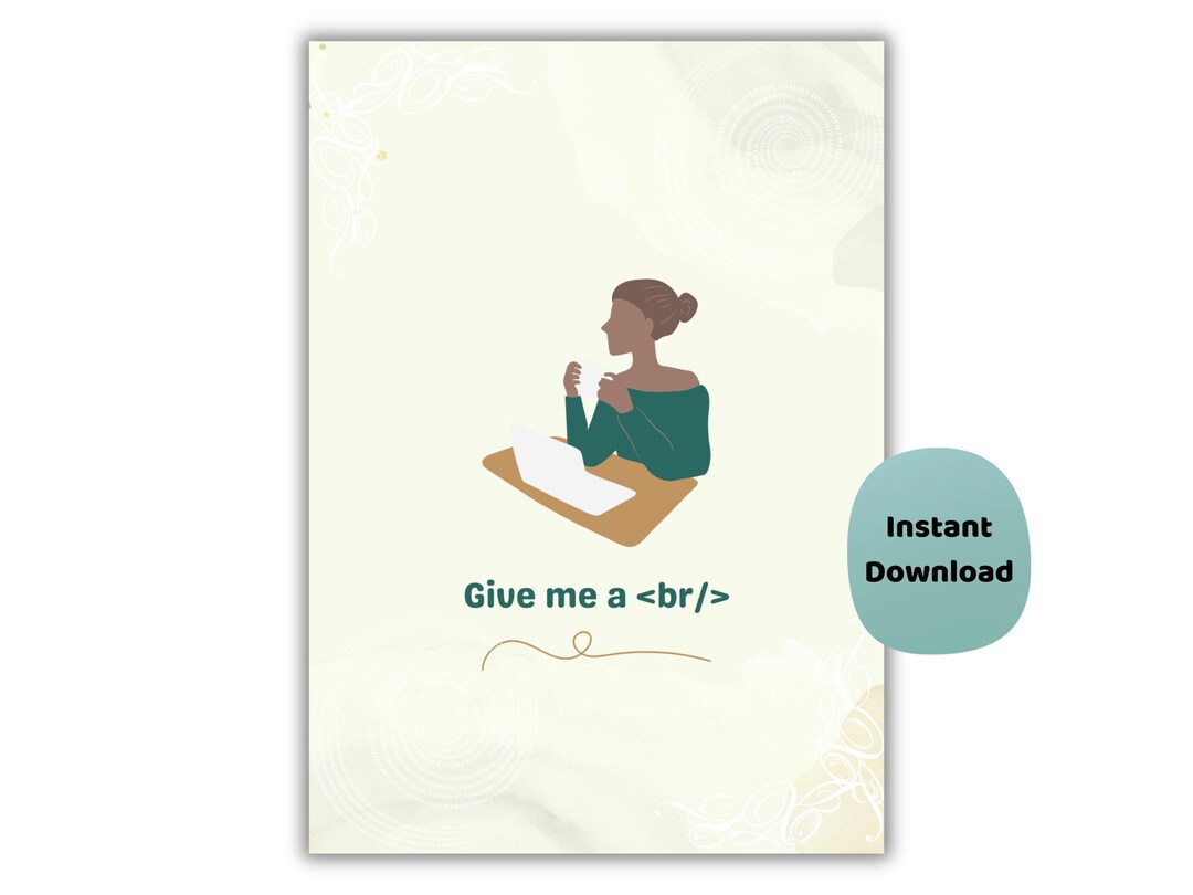 Programmer Gift Poster | Funny Coding Wall Art | Software Developer ...