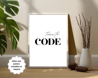 Programmierer Geschenk, Programmierer Geschenk, Time to Code Poster, Programmierer Illustration, Programmierer Geschenk, Programmierer Geschenk, Programmierer Geschenk, Programmierer Geschenk, Programmierer Geschenk