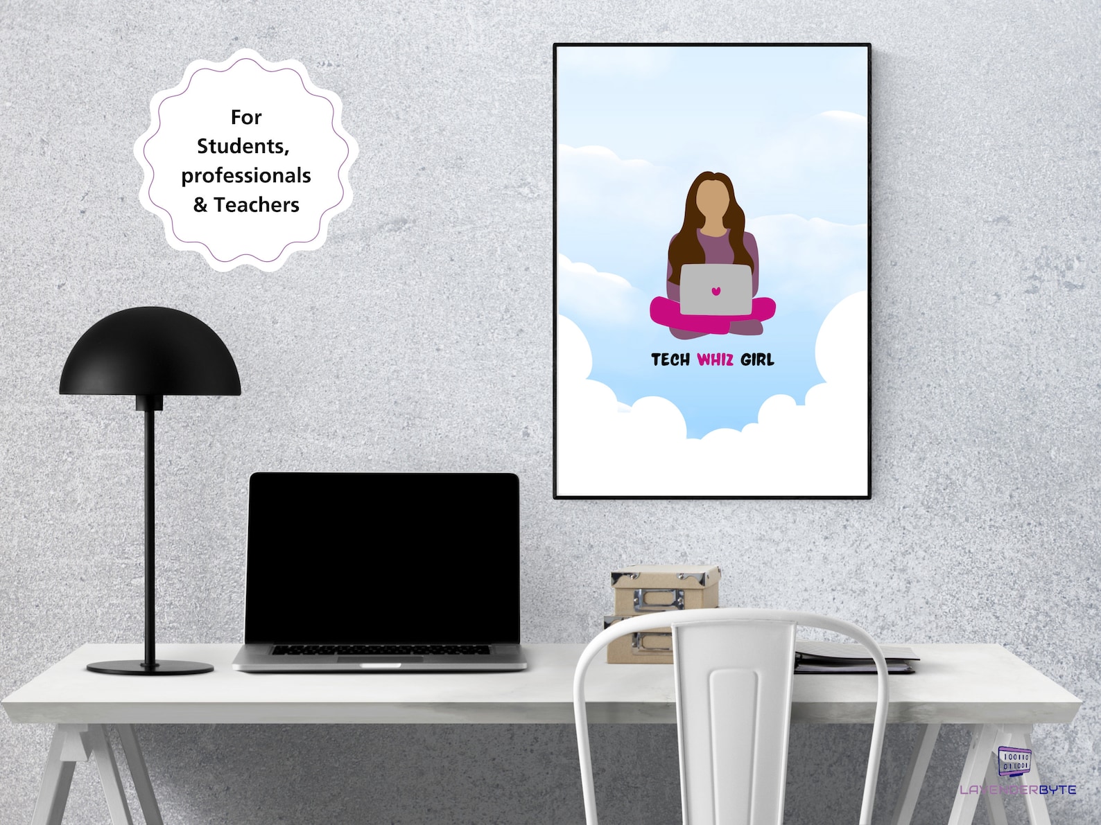 Girls Who Code Poster Set | Tech Whiz Coding Decor | Computer Science ...