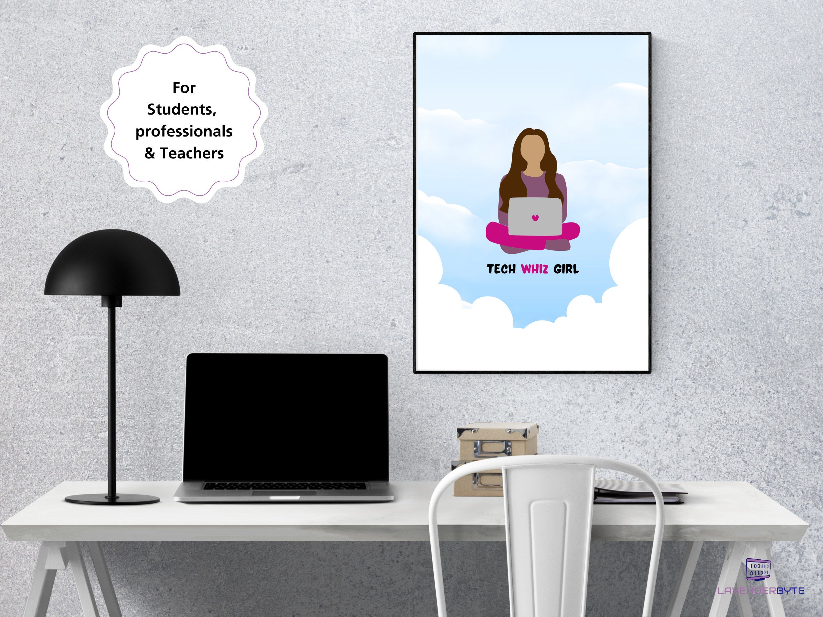 Girls Who Code Poster Set | Tech Whiz Coding Decor | Computer Science ...