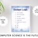 A Level Student Help Revision Poster Boolean Logic Cheat Sheet Computer ...