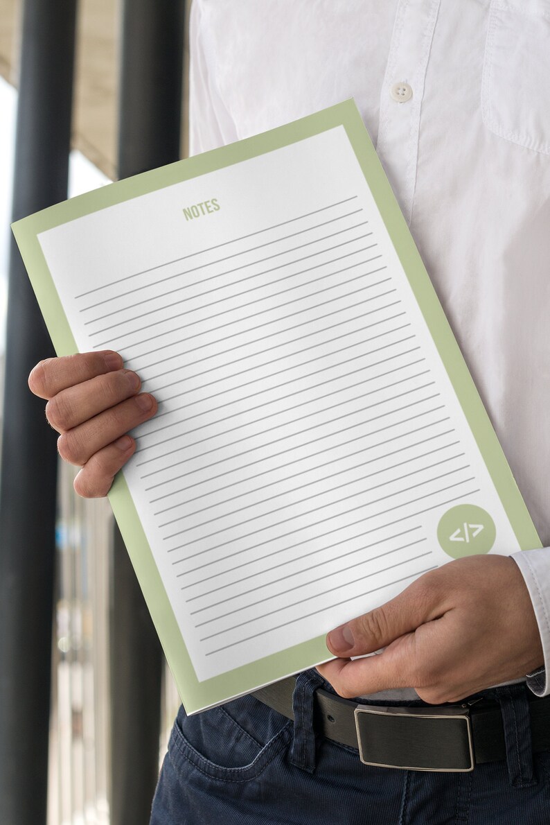 School Notes - Computer Science Notepaper Lined Paper, Computing Gift ...