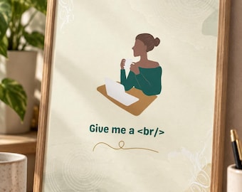 Programmer Gift Poster | Funny Coding Wall Art | Computer Science Poster | Software Developer Decor | Tech Office Art | Digital Download