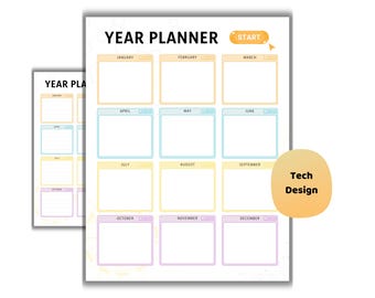Tech Year Planner – Undated STEM Student Planner