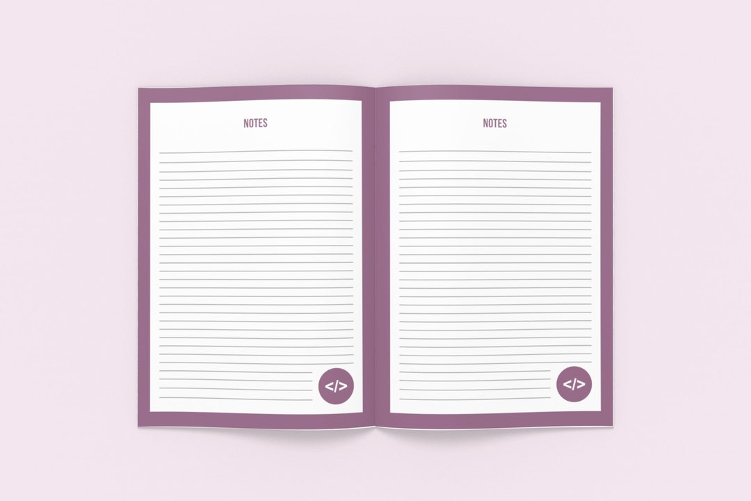 Computer Science Lined Notes | Printable Coding Notepaper - Etsy UK