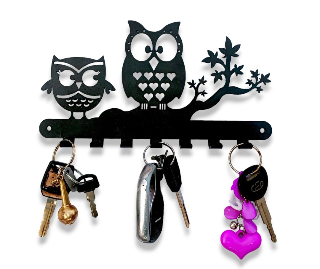 Premium Wall Mounted Key Rack Rust Proof Metal Key Holder With Etsy