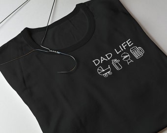 T-Shirt Unisexe Fête des Pères PAPA VIE Papa Papa