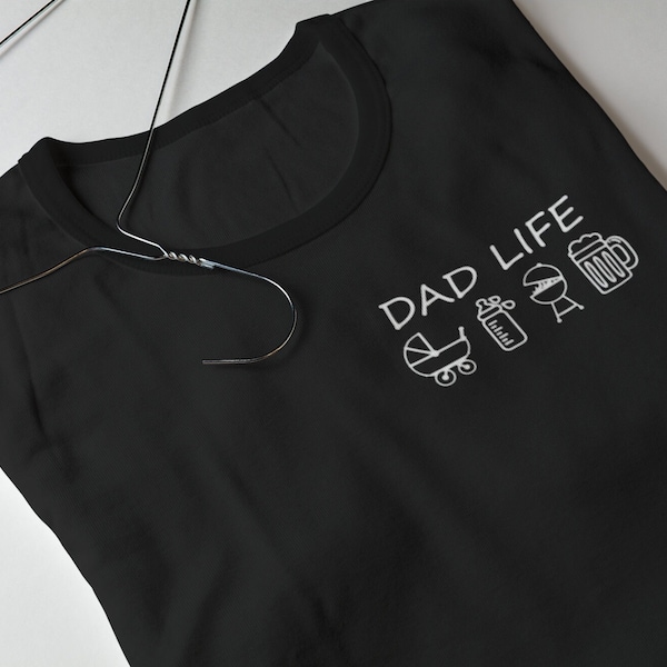 Unisex T-Shirt Vatertag DAD LIFE Papa Daddy