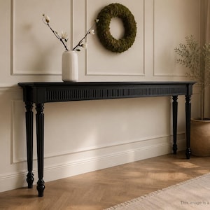 Schmaler Sofatisch, eleganter Konsolentisch, schlanker Flurtisch, Eingangsmöbel im italienischen Stil, Einzugsgeschenk