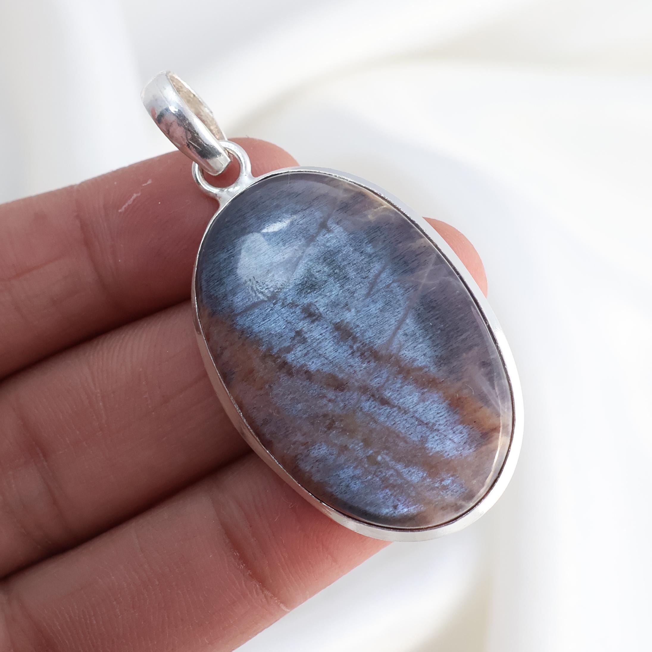 Sunstone Moonstone Pendant Collet Pendant 925  Silver Pendant, Black Sunstone Pendant Flash Moonstone Gemstone Pendant Sunstone Jewelry Gift