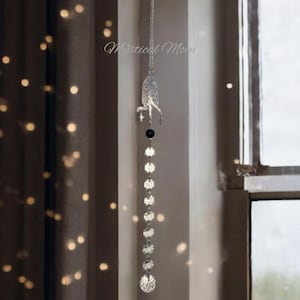 Celestial Magical Goddess Feminine Suncatcher Glass Crystal Prism Long Window Wall Decor Witchy Decor Gift For Her Wiccan Glass Crystal