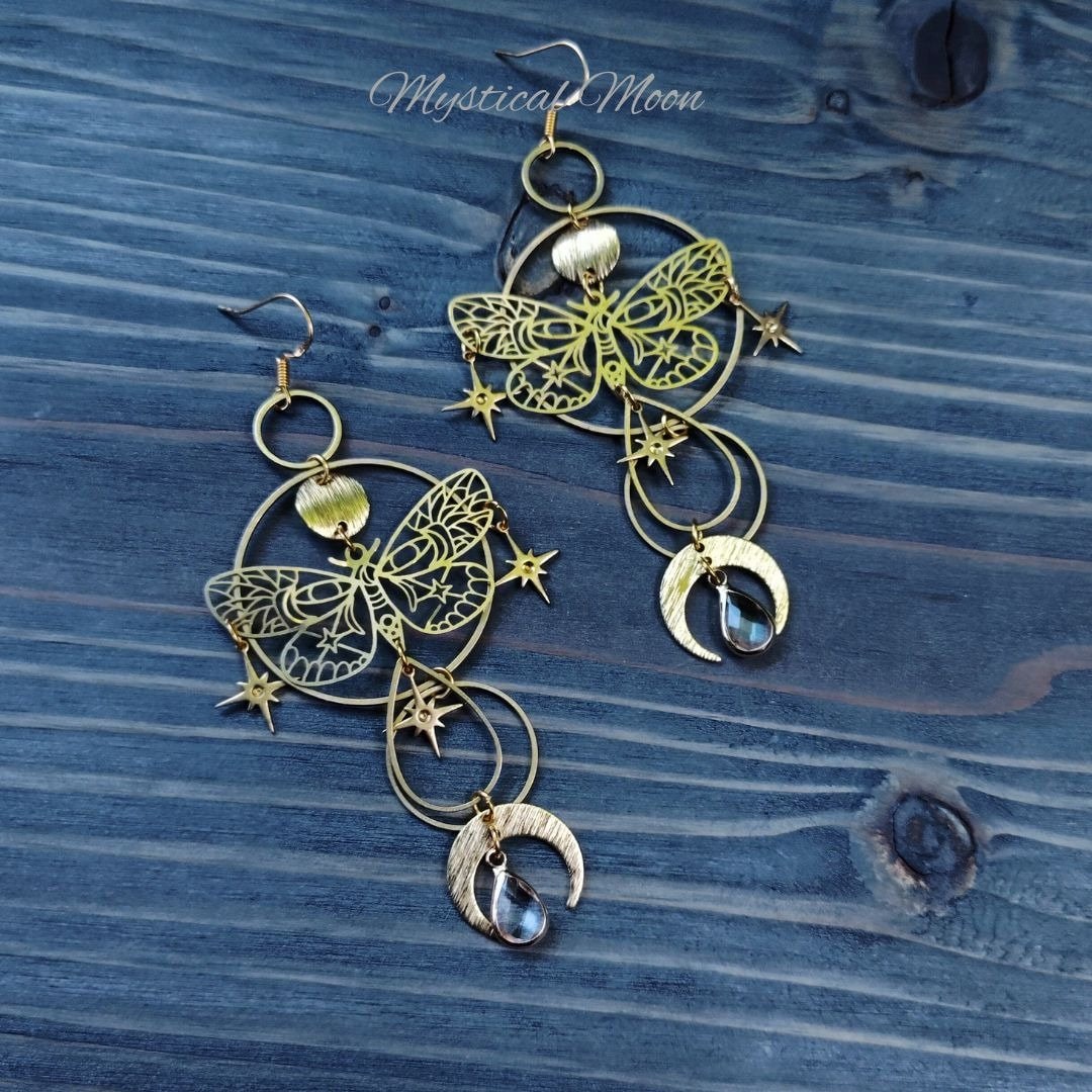 Chandelier earrings gold filled - Etsy 日本
