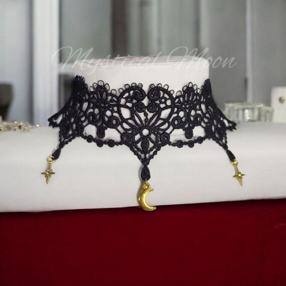 Collana Girocollo Onice Nera, Cristallo Di Rocca Sfere Sfaccettate E Argento 925